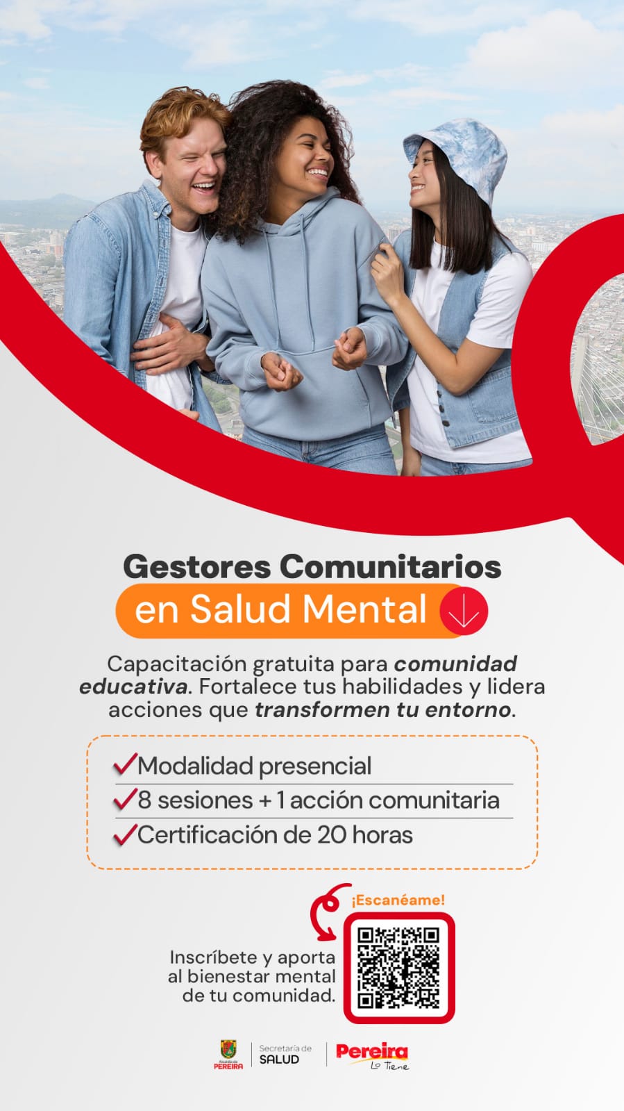Forumulario de inscripcion Gestores Comunitarios en Salud Mental Secretaria de Educacion