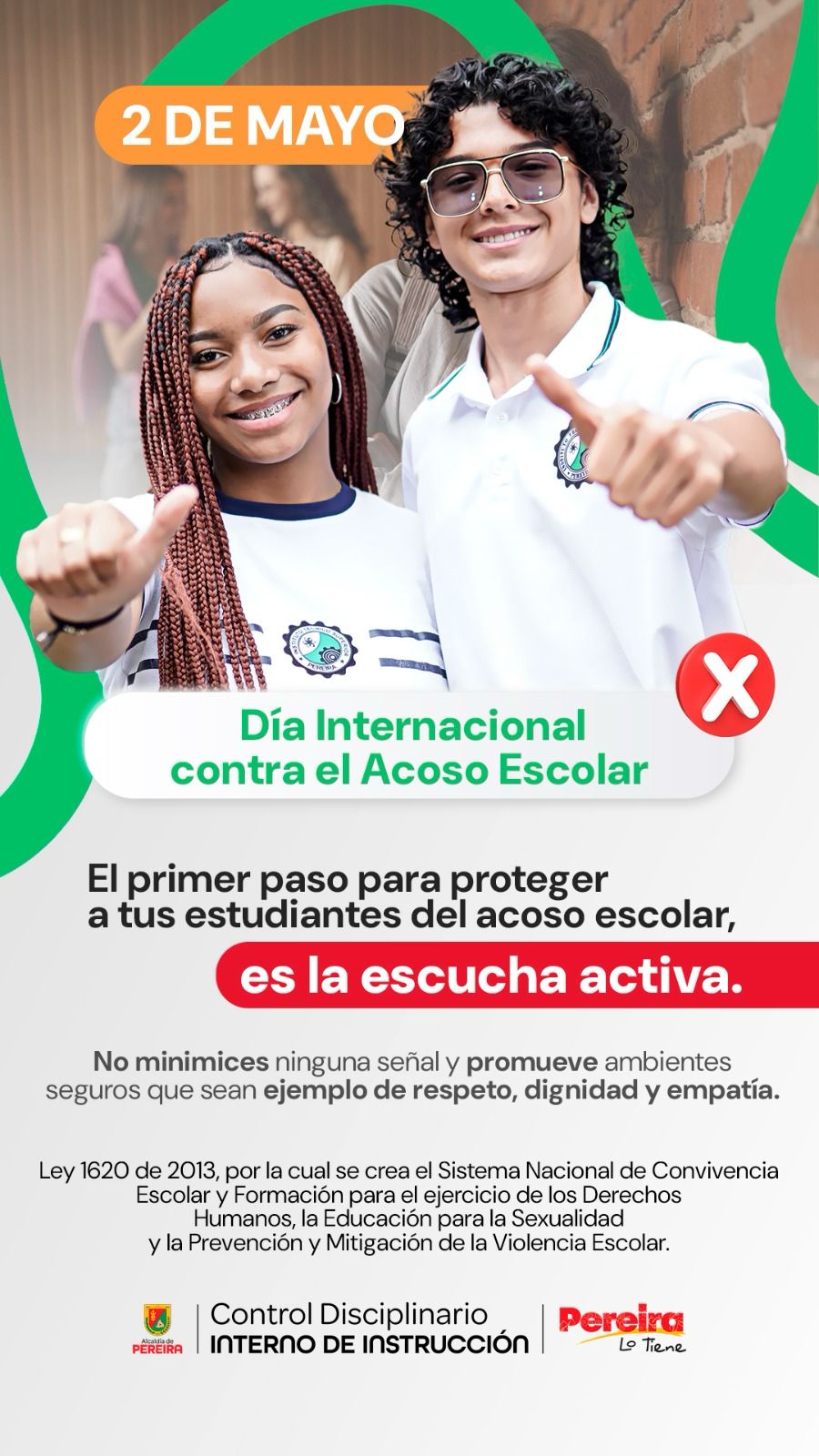 IMAGEN 02 DE MAYO DIA INTERNACIONAL CONTRA EL ACOSO ESCOLAR